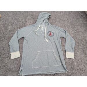 Artforms Hoodie‎ Mens Extra Large Pullover Striped Gray Mackinac Island Logo